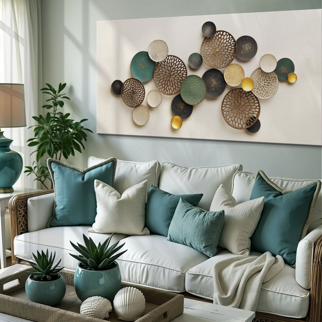 Lotus Leaf Abstract Wall Art II