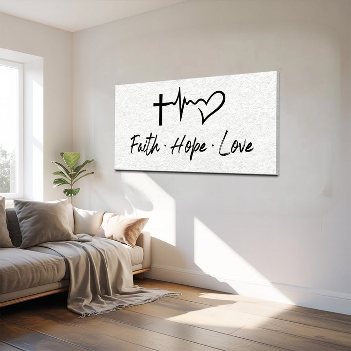 Faith, Hope, Love Faith Wall Art II