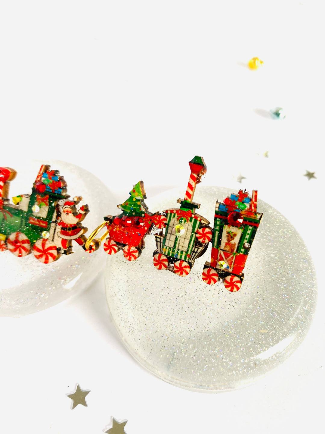 Christmas Train Brooch by Rosie Rose Parker