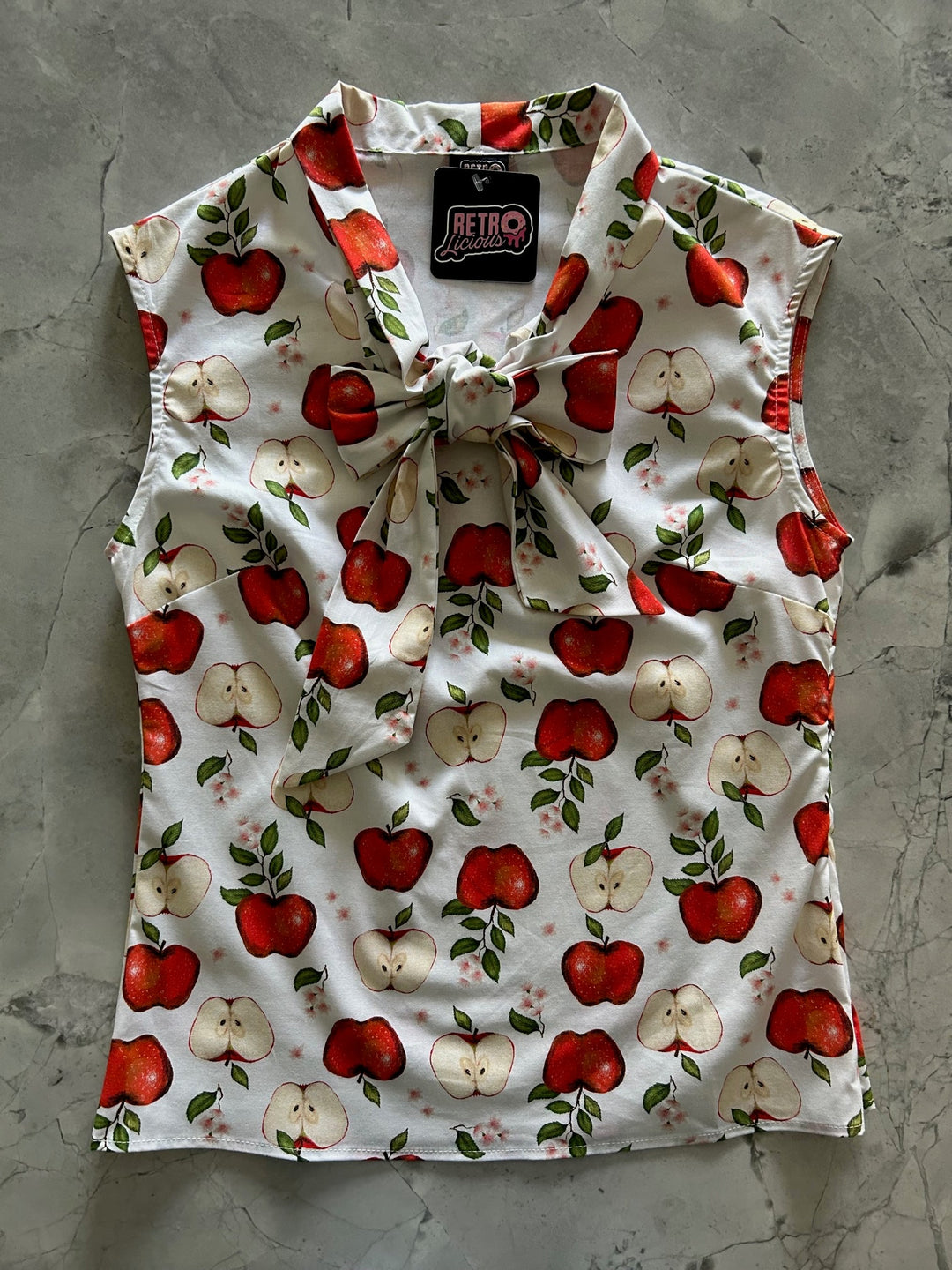 Apples Bow Top - Plus Sizes only