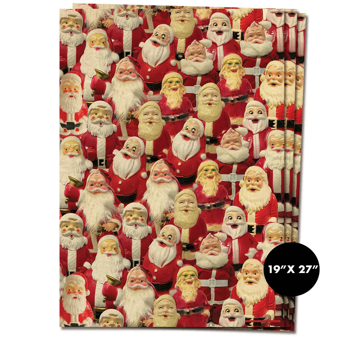 Santa Invasion Gift Wrap Sheets