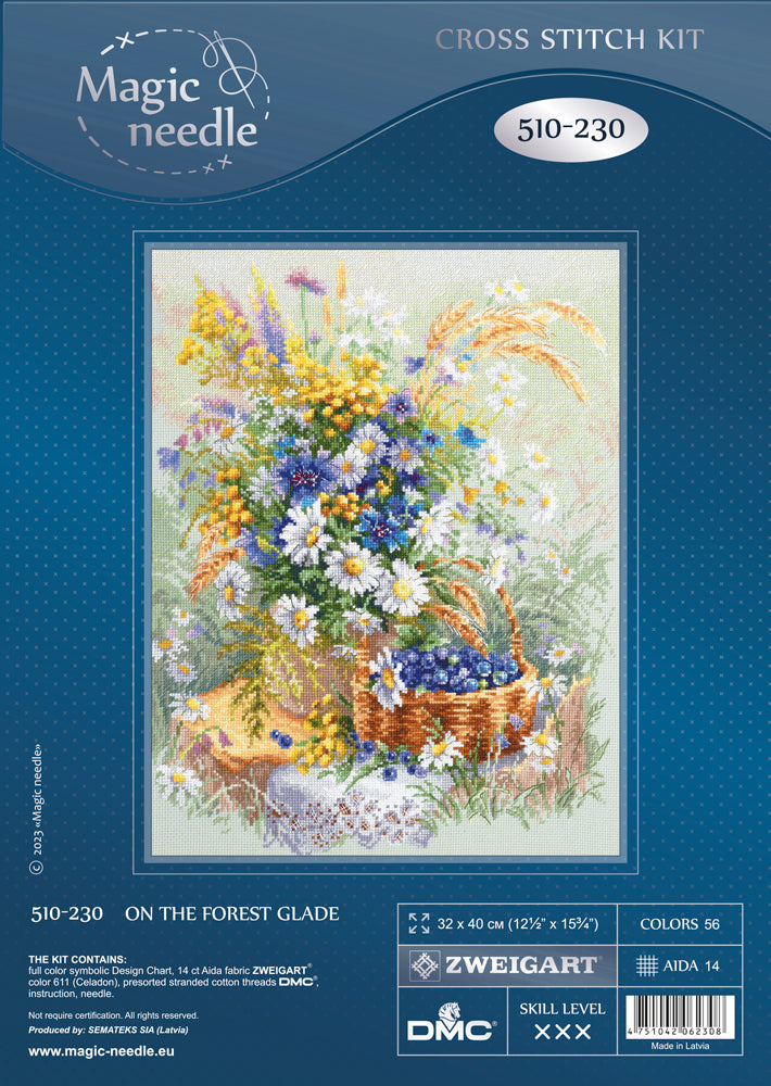 On the Forest Glade 510-230 Counted Cross-Stitch Kit