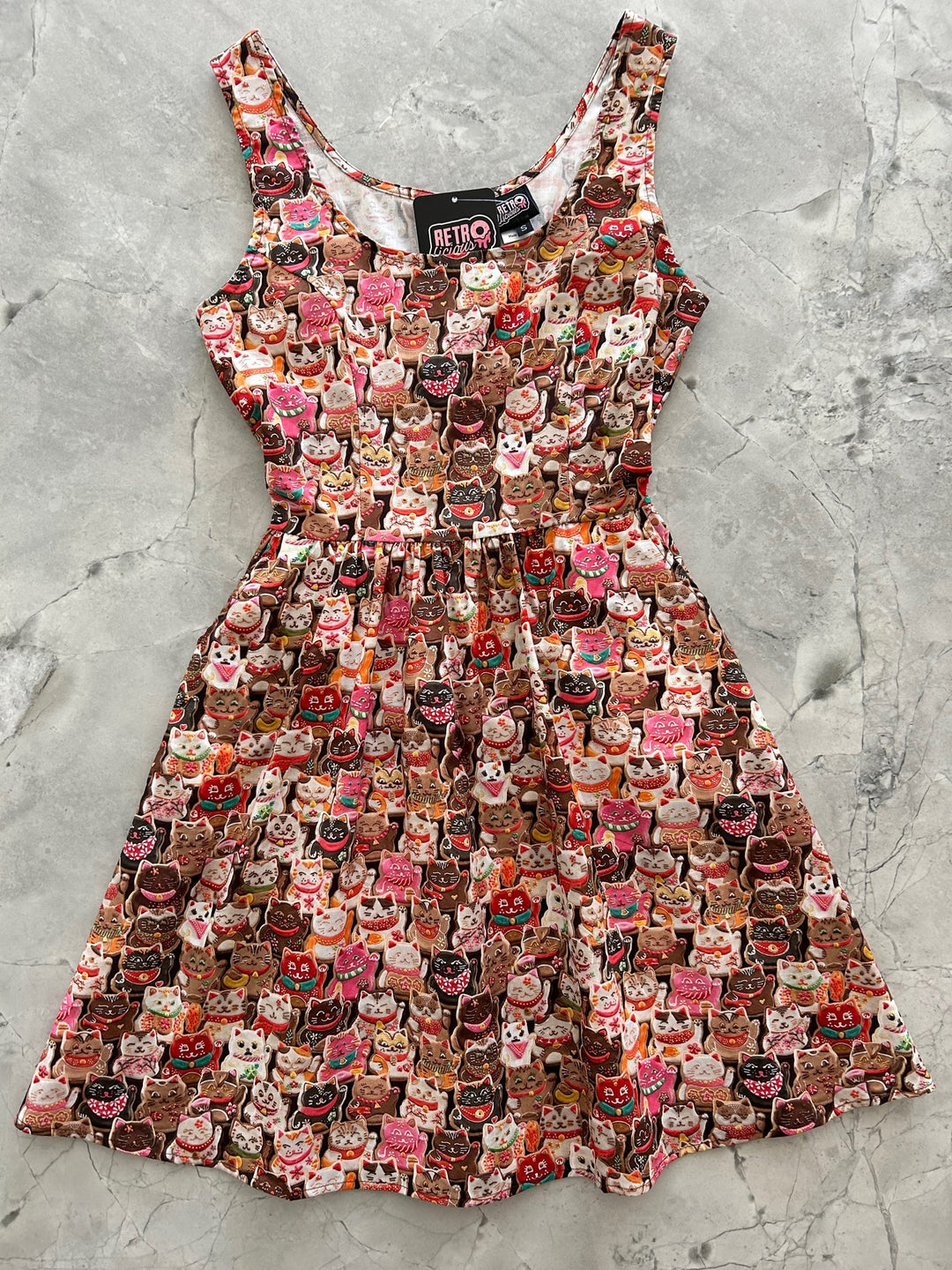 Cookie Cats Shorter Length Fit & Flare