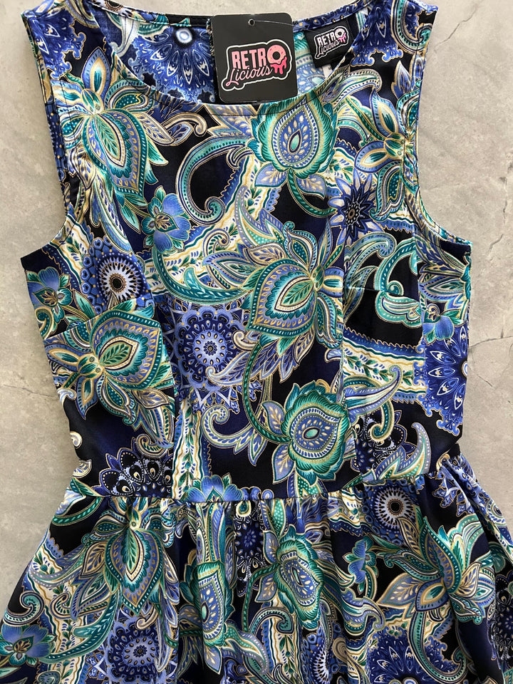 Deco Floral Midi Dress