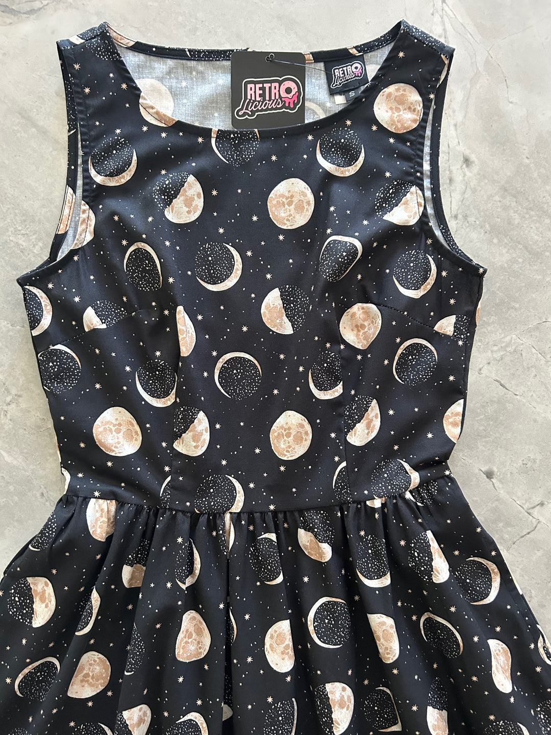 Moon Vintage Dress - XS only, 1 left!