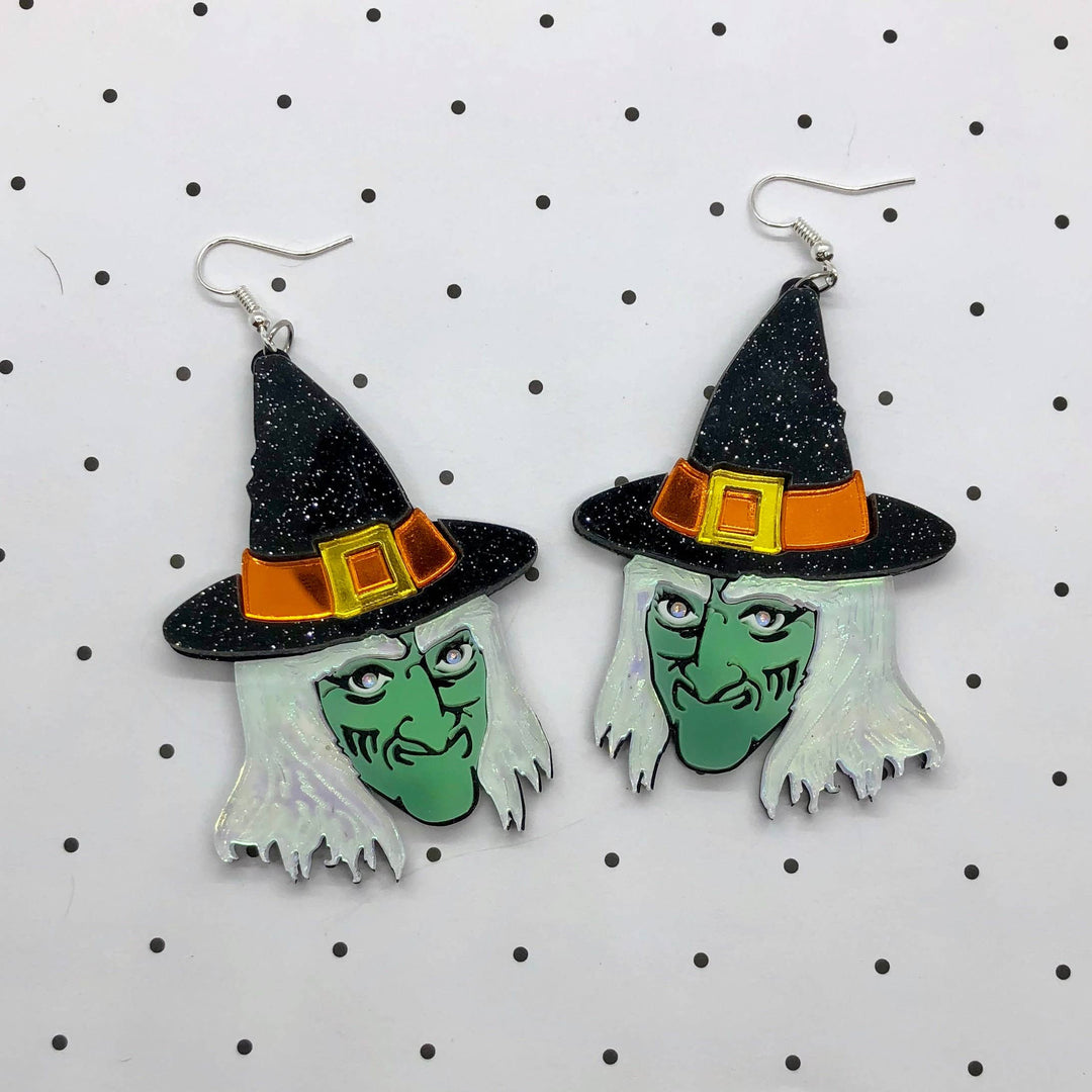 Halloween Witch Earrings