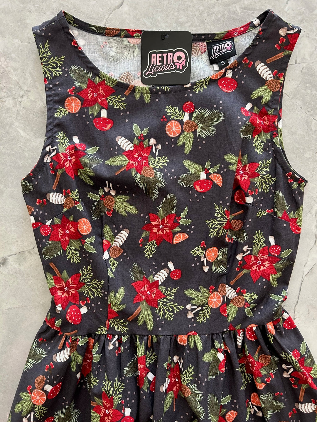 Festive Vintage Dress - XS only, 1 left!