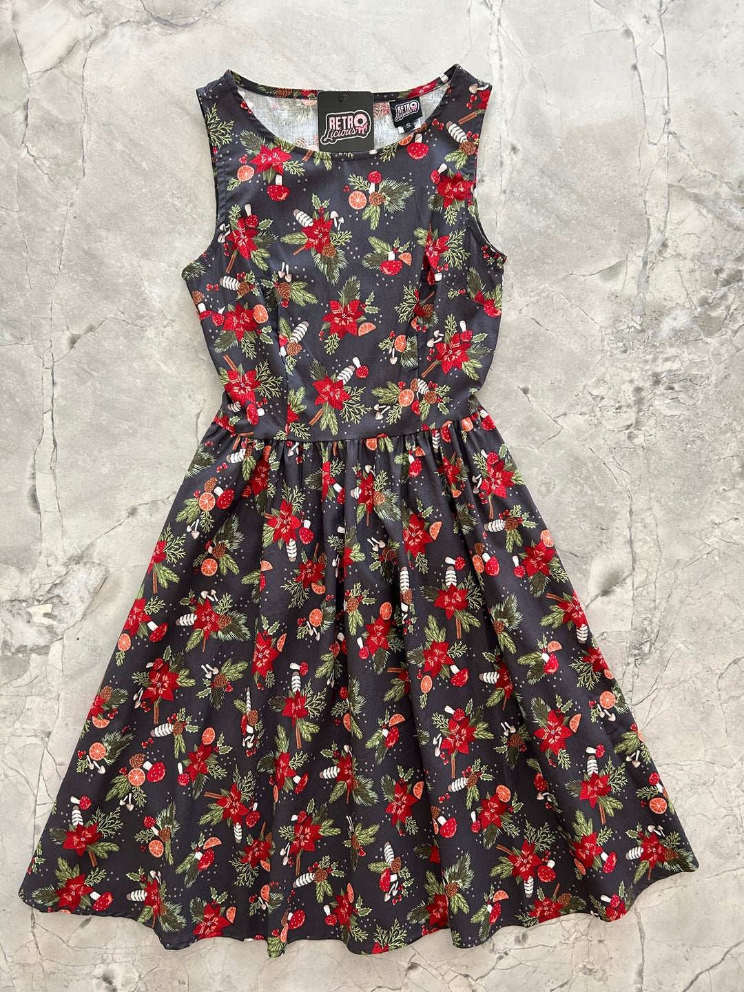 Festive Vintage Dress - XS only, 1 left!
