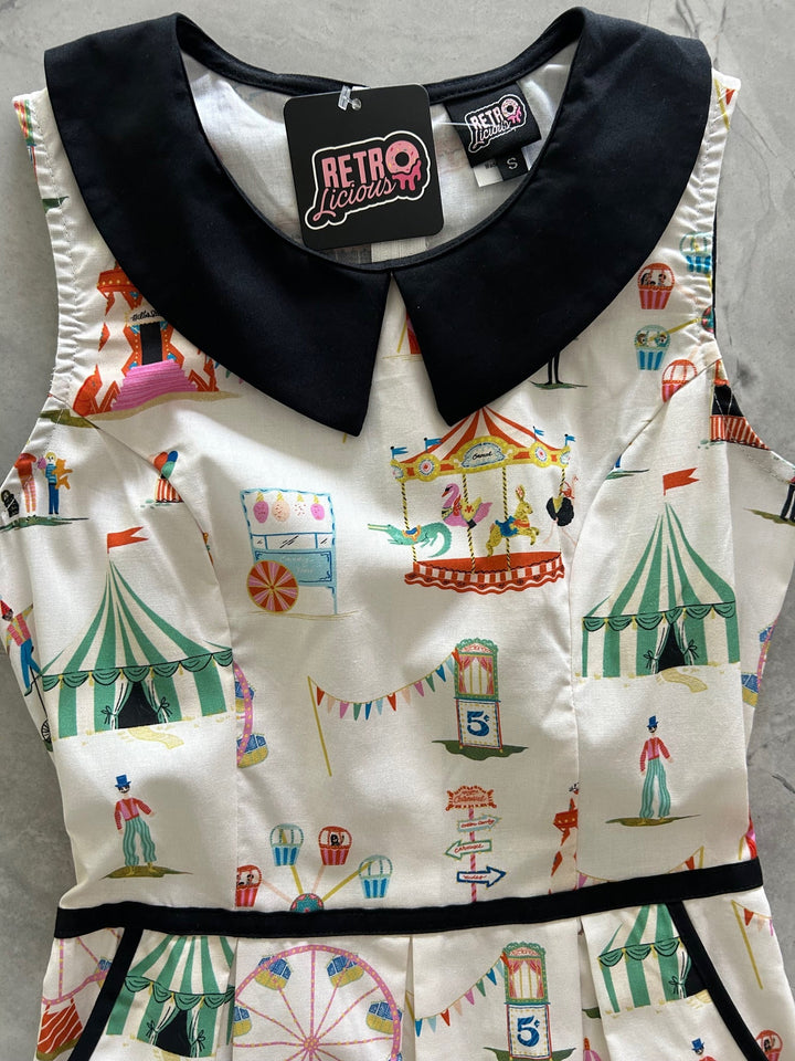 Carnival Collared Dress - XS only, 1 left!