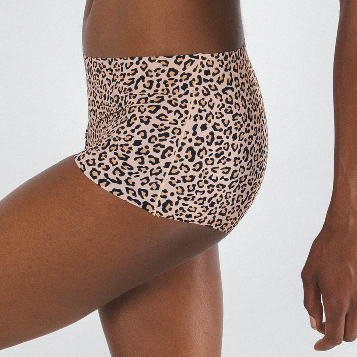 The Wild Cat | Leopard Print Women’s Seamless Boyshort
