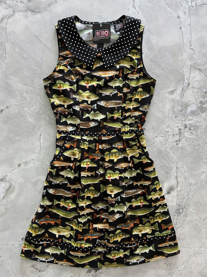 Fish Collared Dress