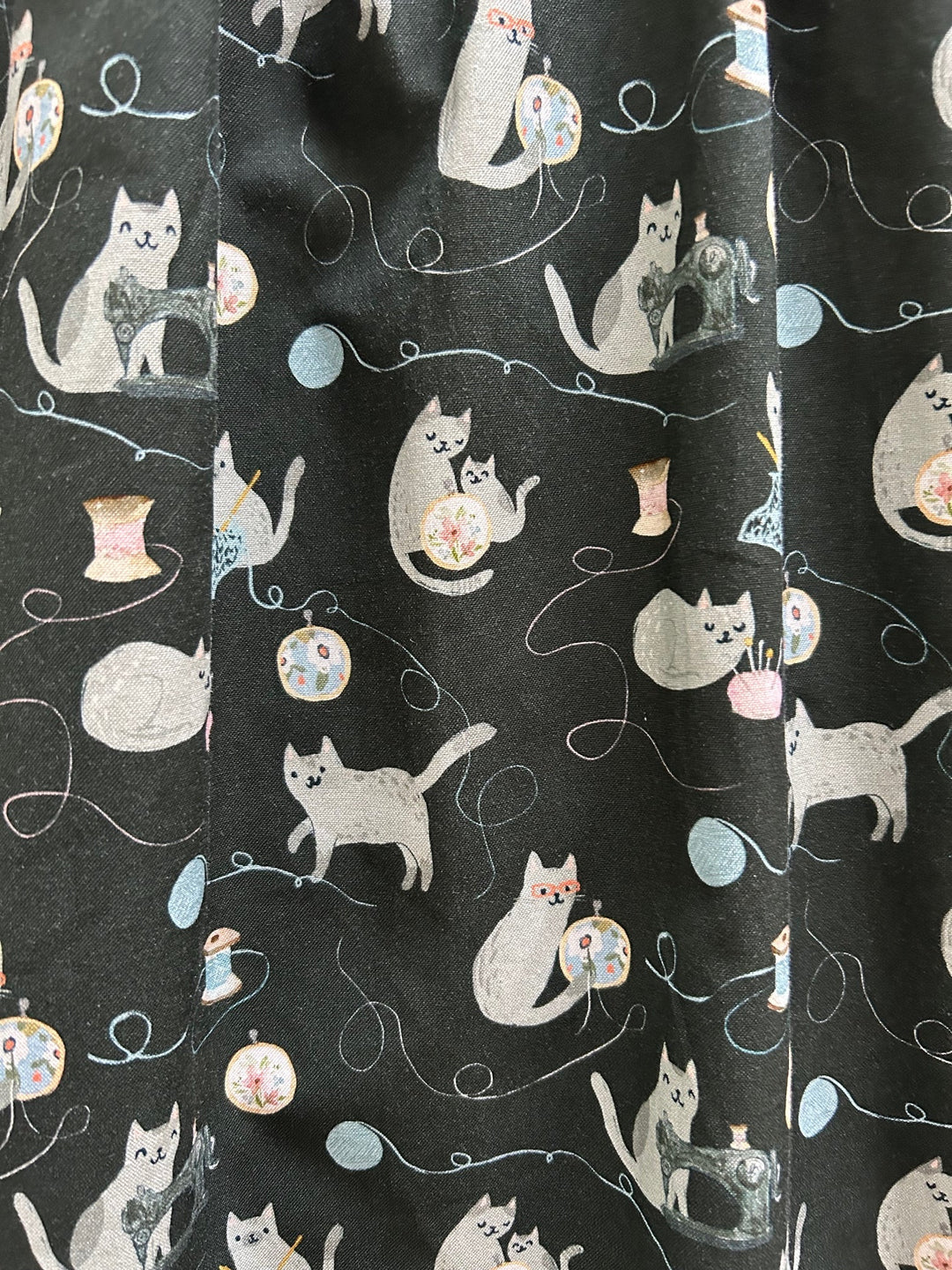 Cats and Yarn Fit & Flare Dress