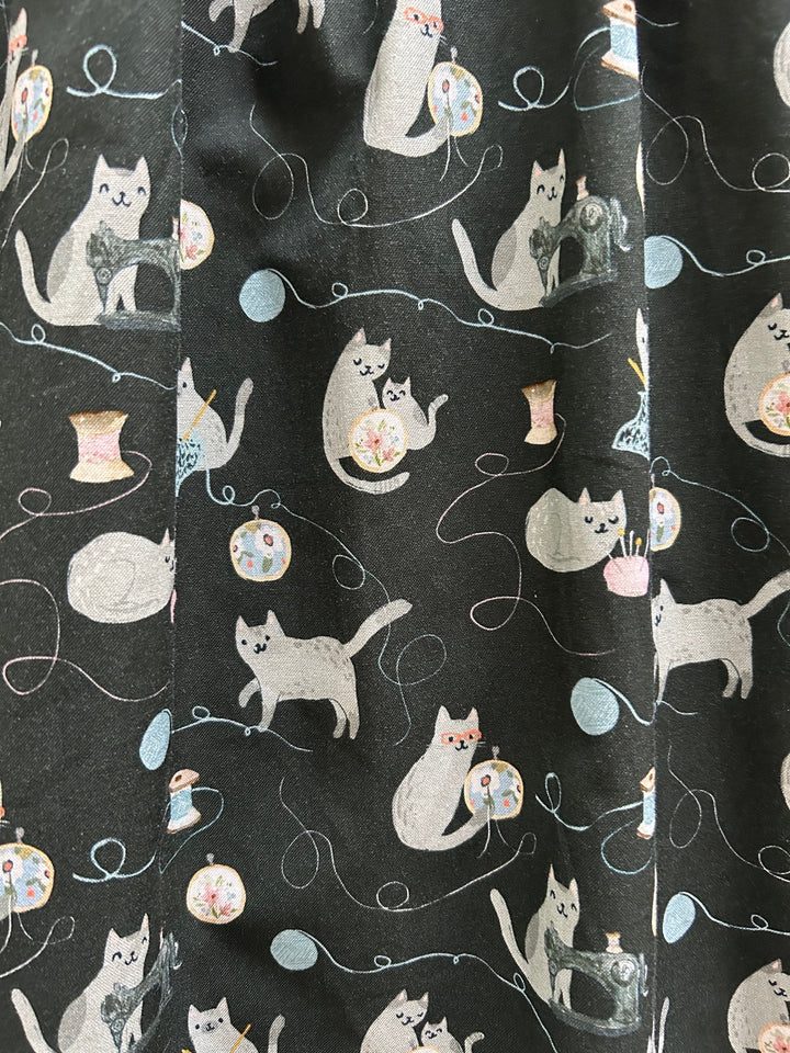 Cats and Yarn Fit & Flare Dress