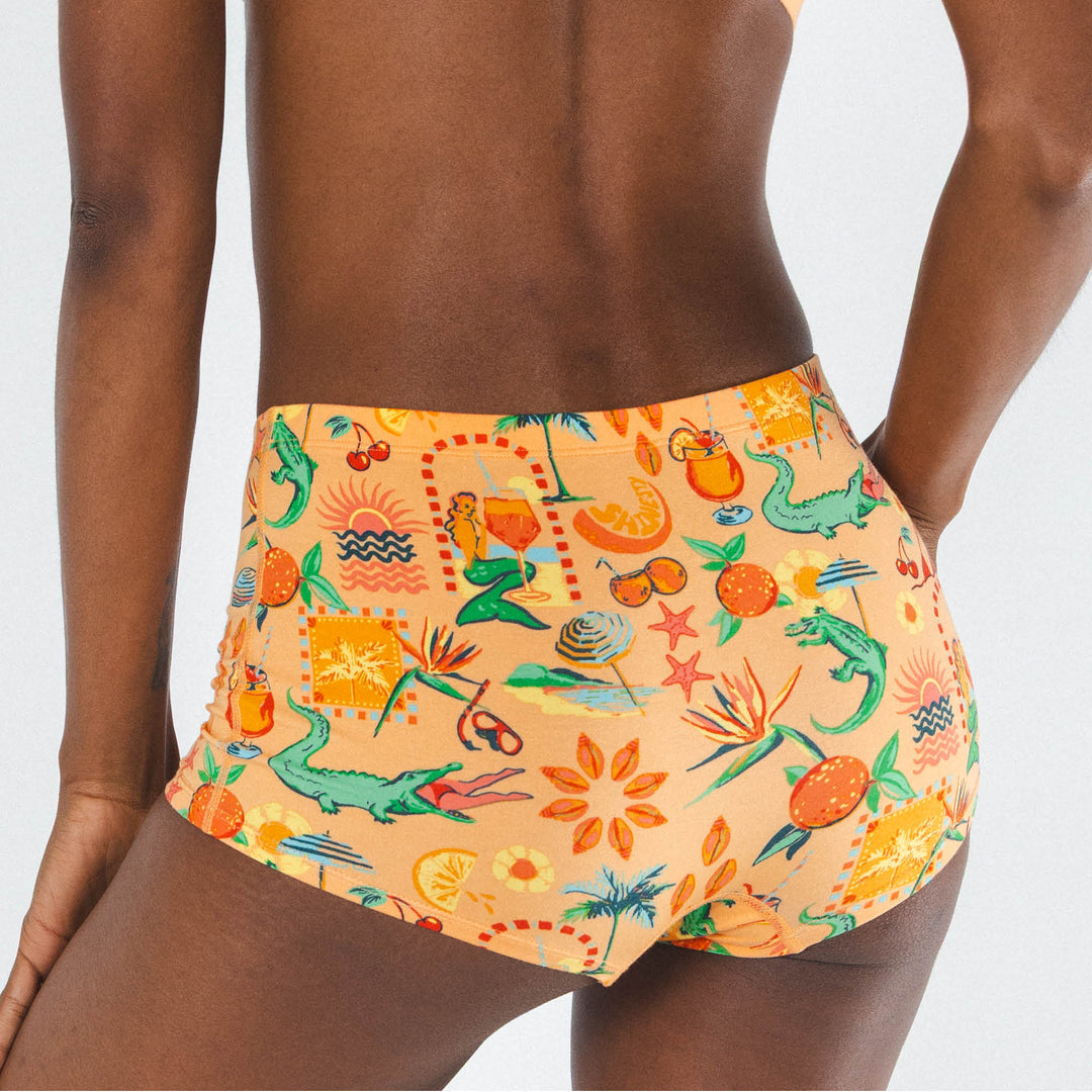 The Sunshine State | Creamsicle Summer Modal Boyshort Underwear