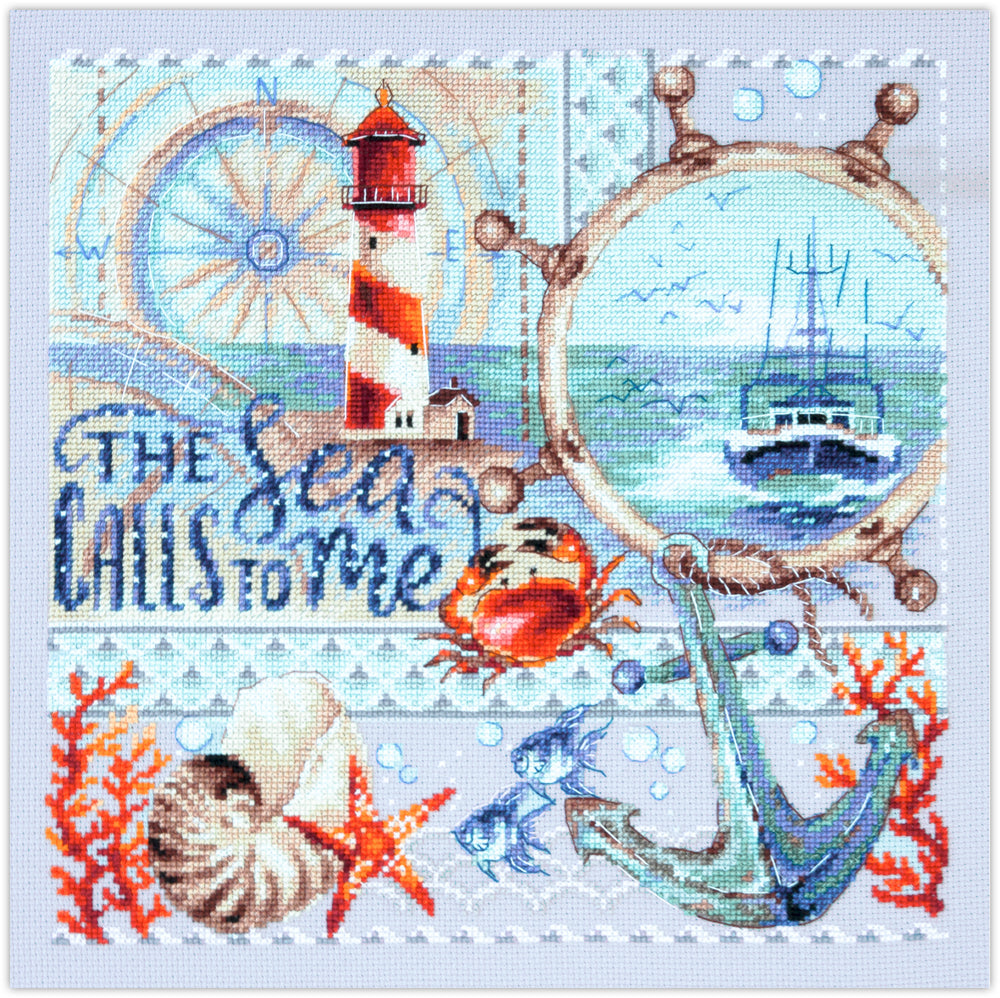 The Sea Calls to Me‚Ä¶ 540-702 Counted Cross-Stitch Kit