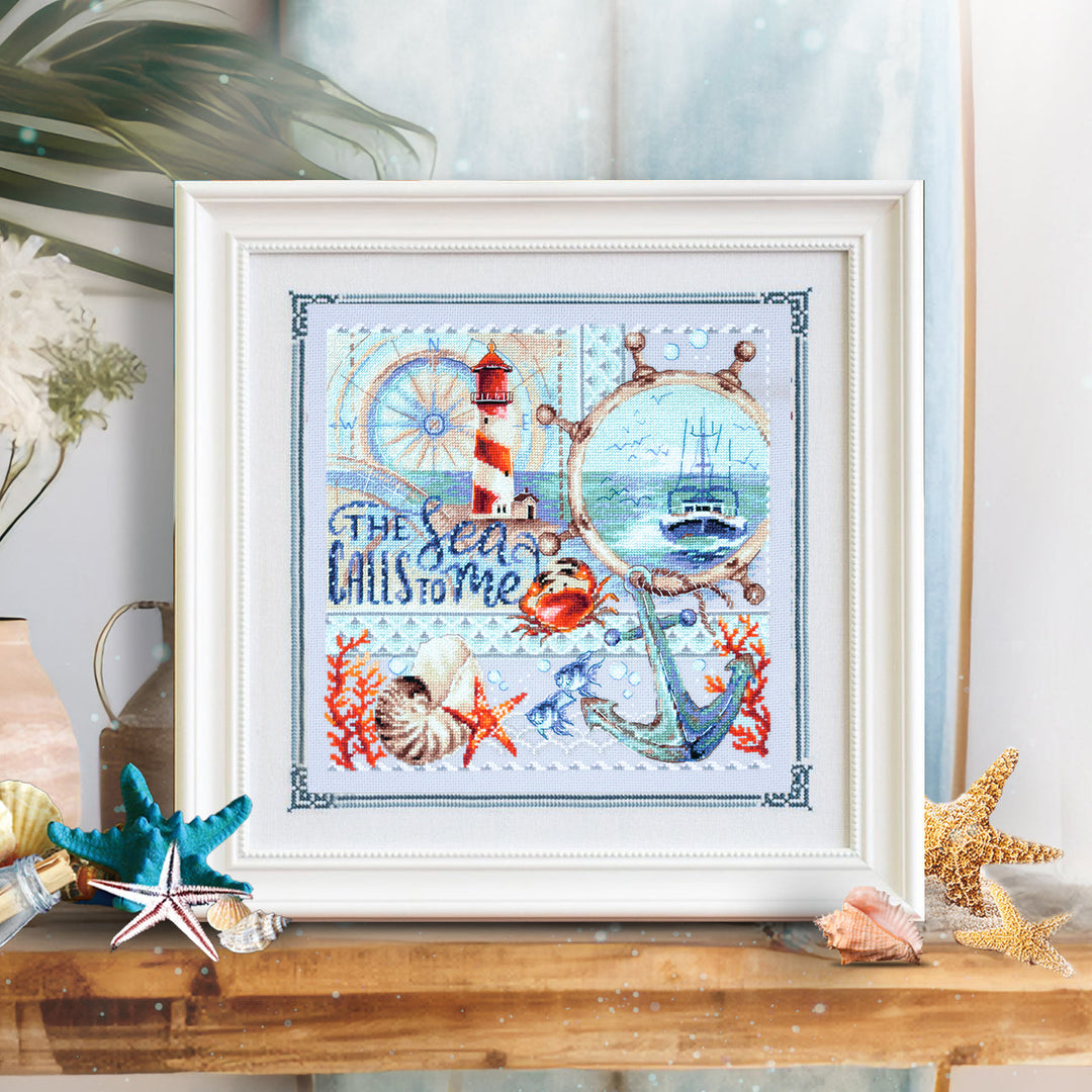 The Sea Calls to Me‚Ä¶ 540-702 Counted Cross-Stitch Kit