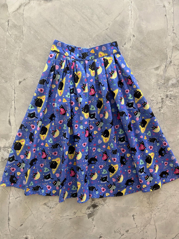 Purple Cat Doris Skirt