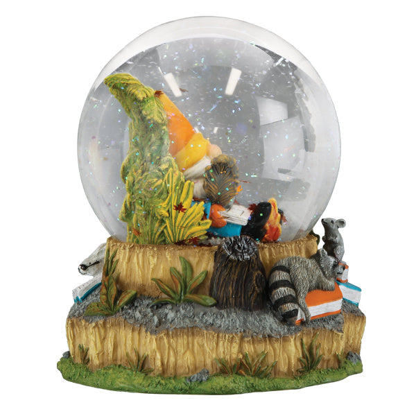 Autumn Forest Gnome Snow Globe