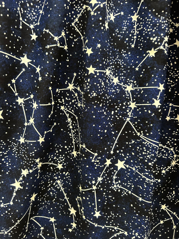 Glow in the Dark Constellations Fit & Flare Dress - XS only, 1 left!