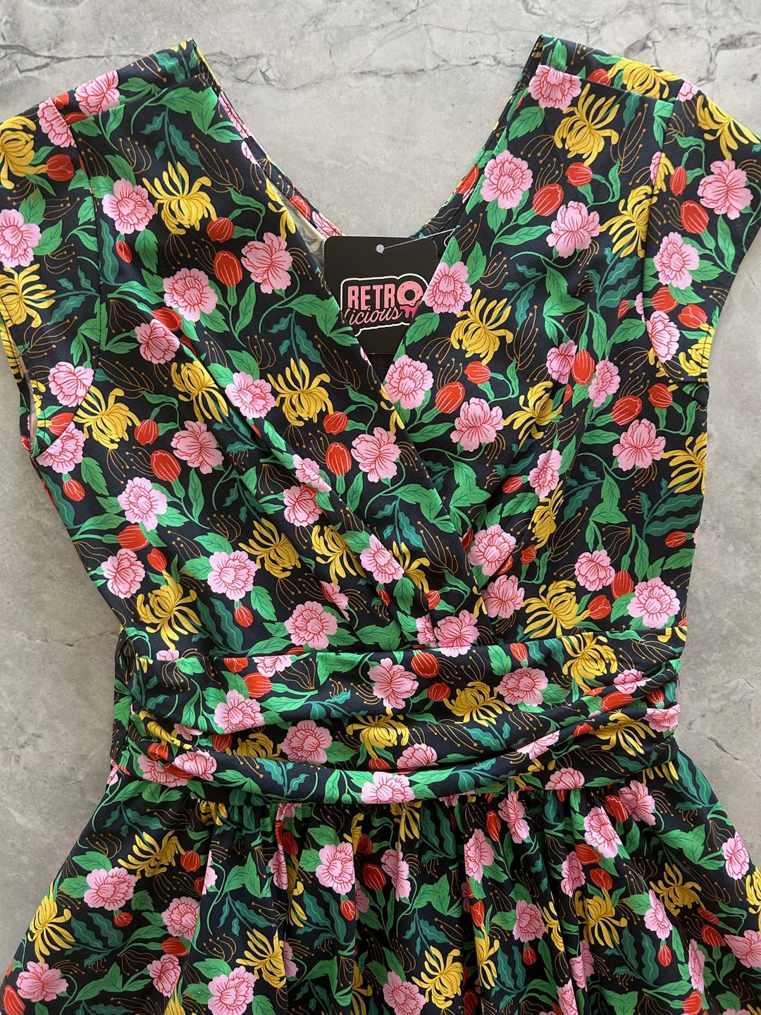 Floral Greta Dress - 4X only, 1 left!