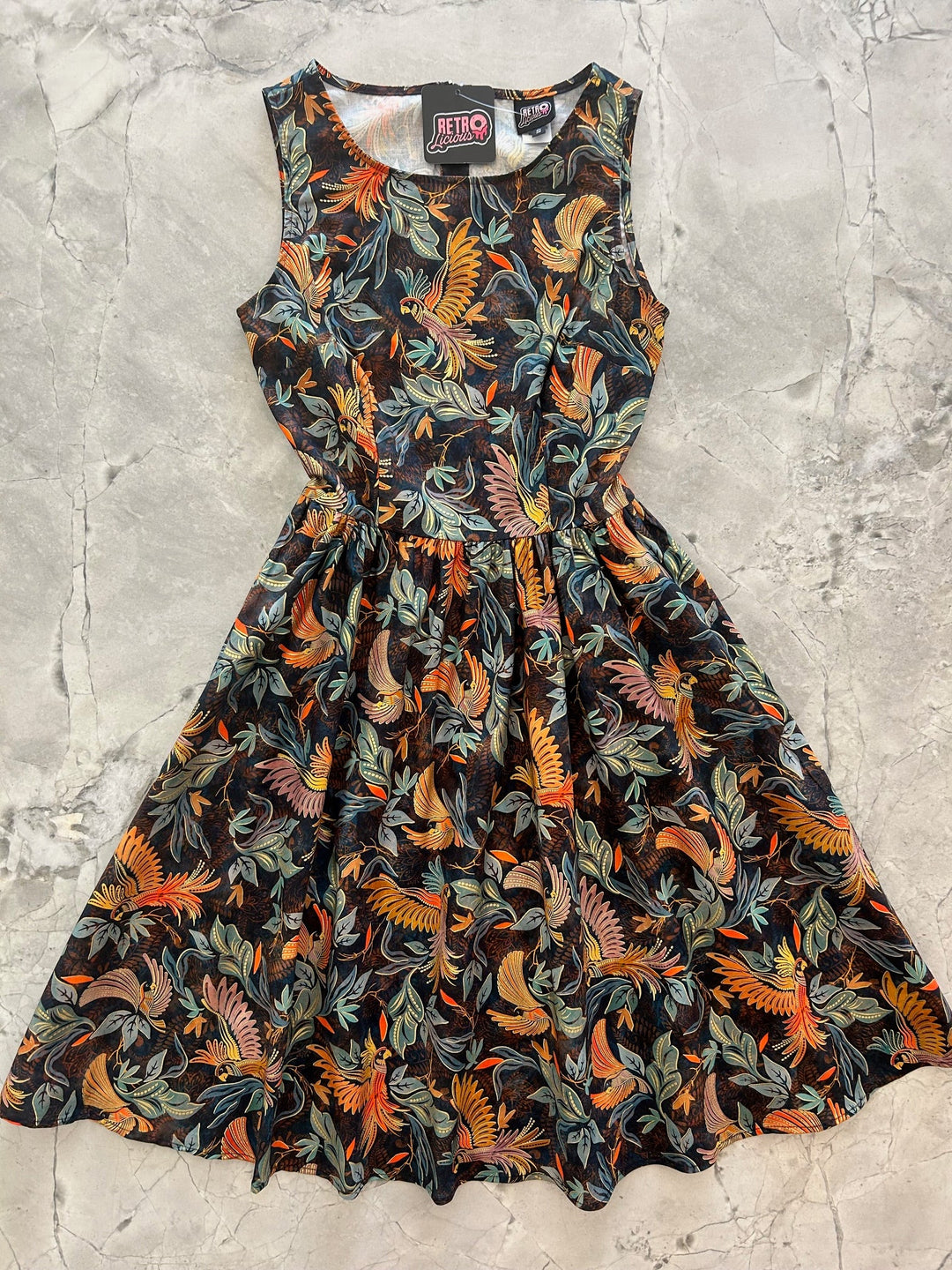 Birds of a Feather Vintage Dress