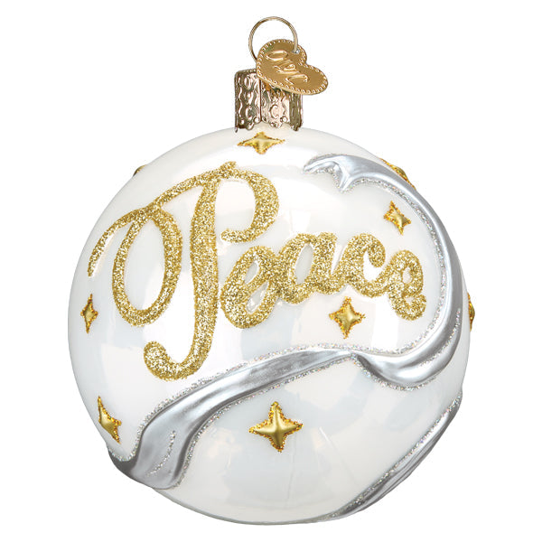 Peace & Joy Round Ornament