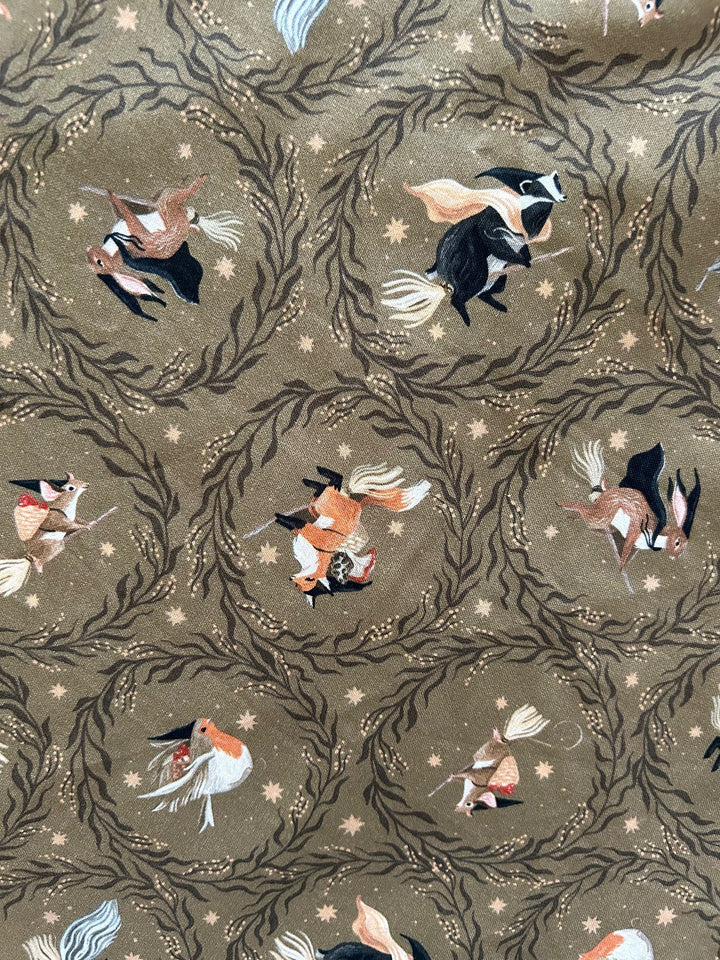 Witchy Animals Midi Dress