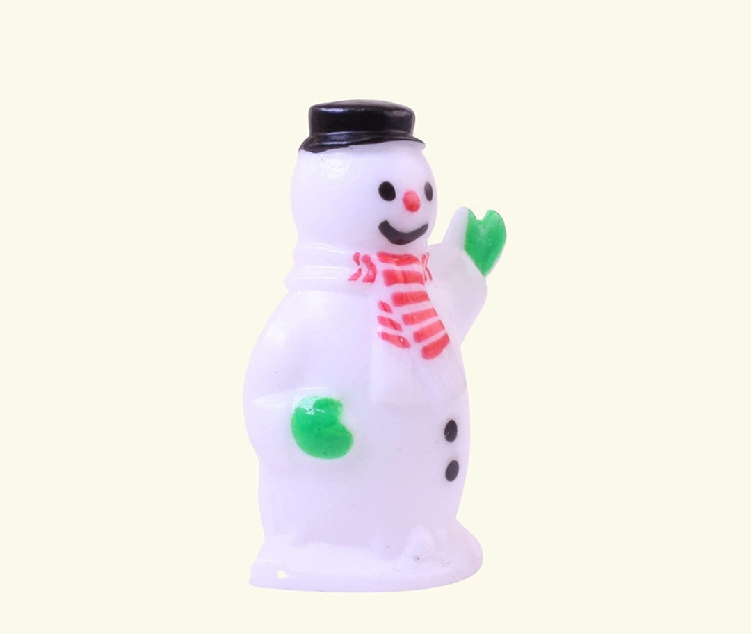 Vintage Hand-Painted Miniature Snowman Figure