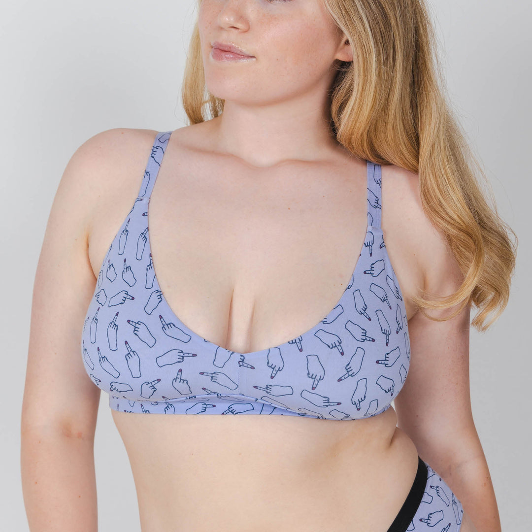 The Little Birdy | Middle Finger Boob Hammock™ Busty Bralette
