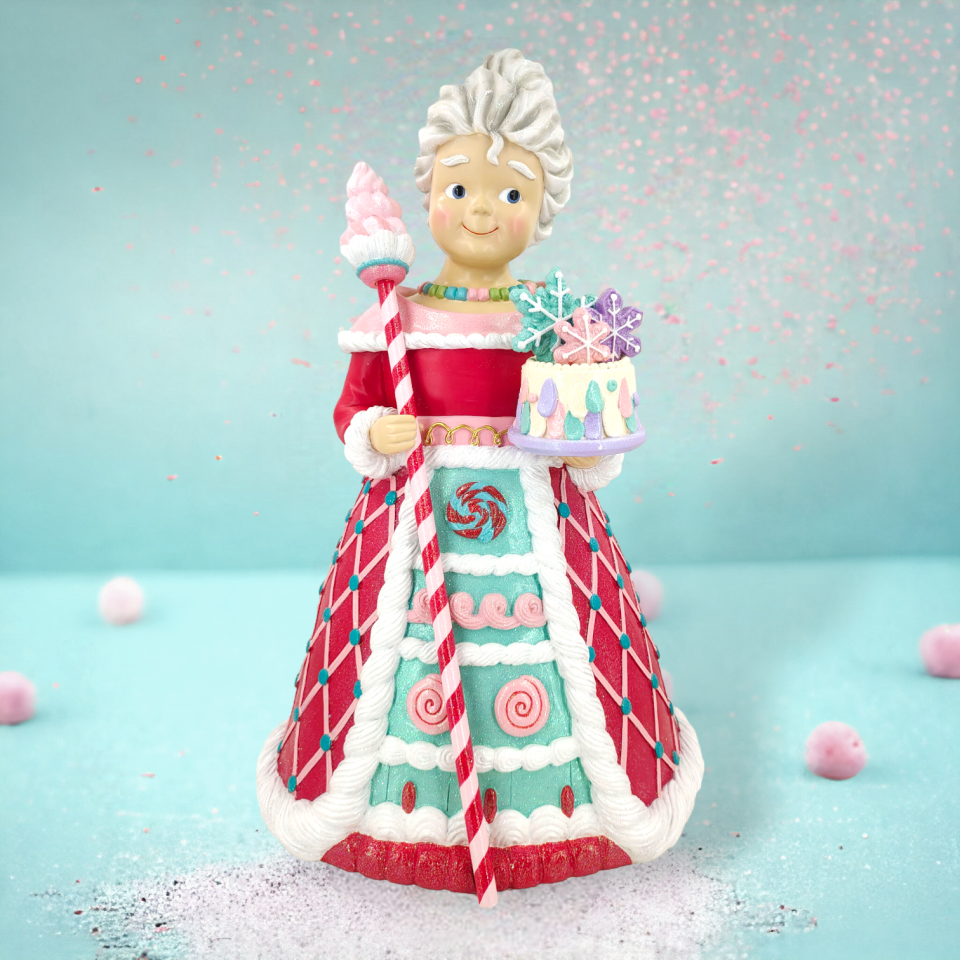 Candy Shoppe Mrs Claus w/ Staff by December Diamonds