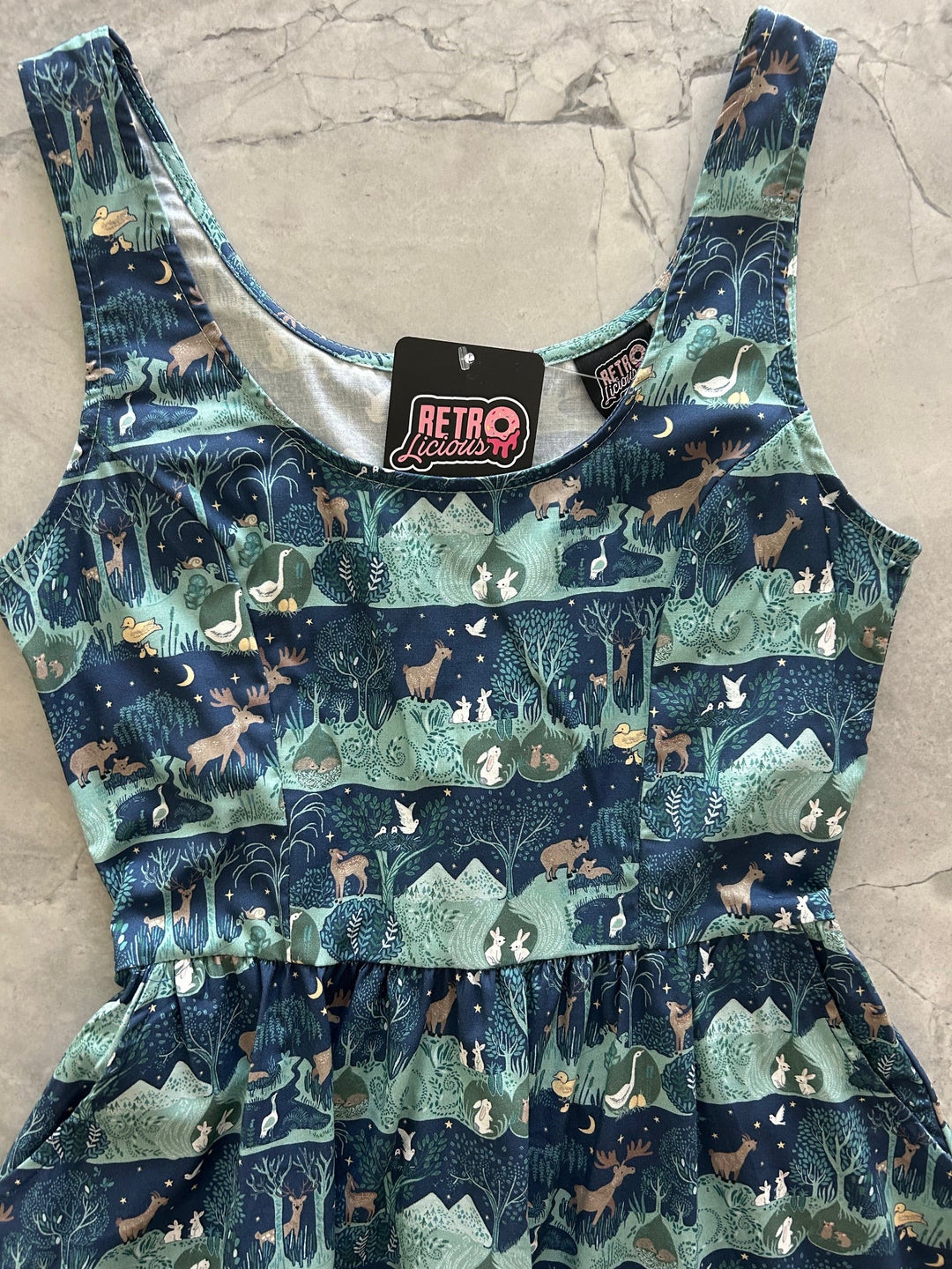 Wildlife Fit & Flare Dress