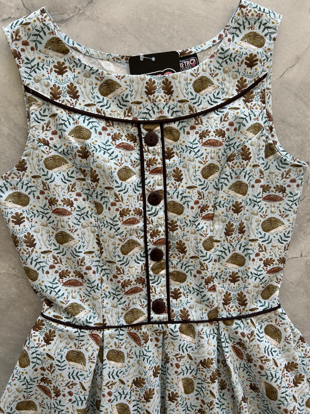 Elizabeth Dress in Hedgehogs