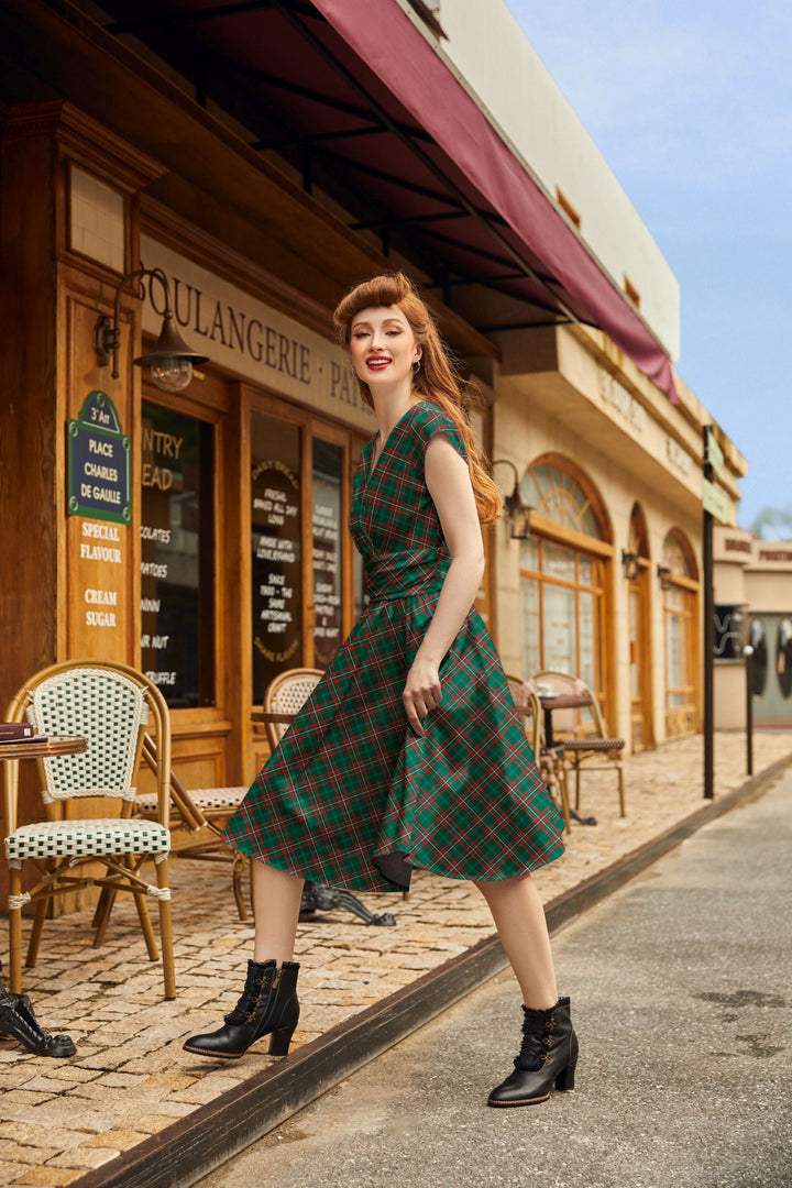 Holiday Plaid Greta Dress