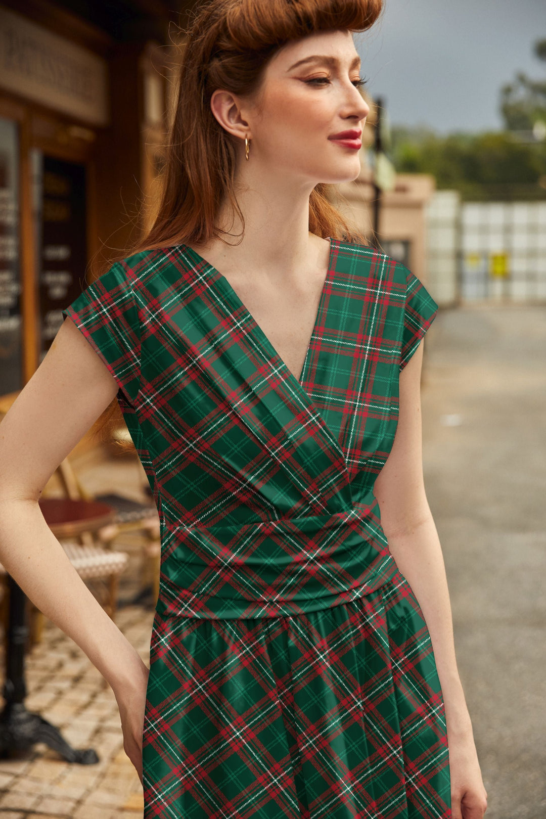 Holiday Plaid Greta Dress