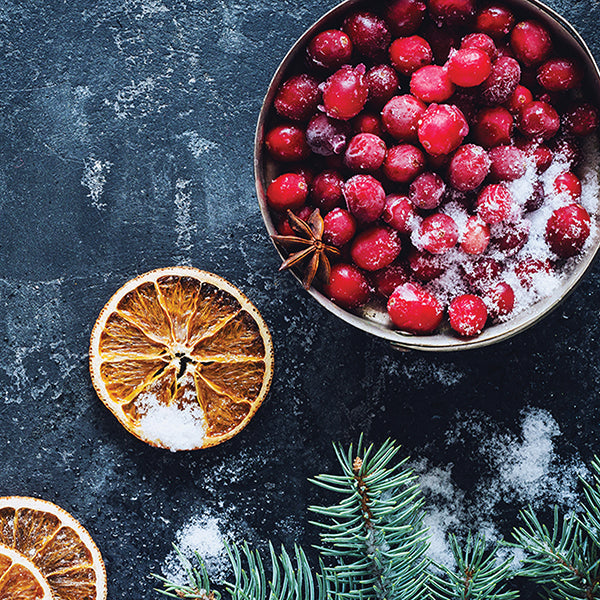 Frosted Cranberry Mandarin Candle