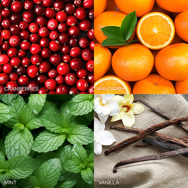 Frosted Cranberry Mandarin Candle