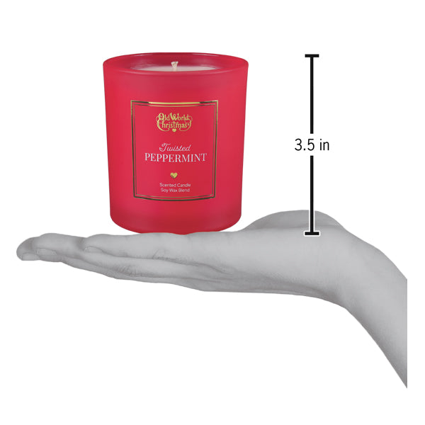 Twisted Peppermint Candle