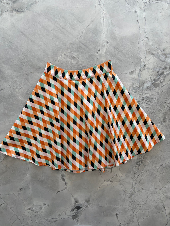 Harlequin Skater Skirt