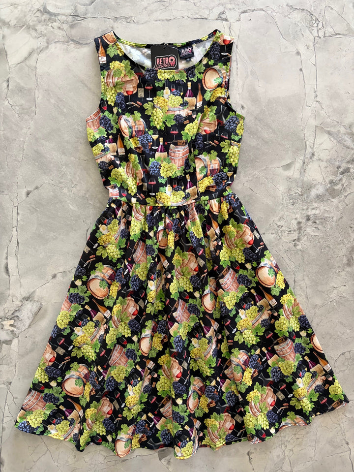 Wine Vintage Dress