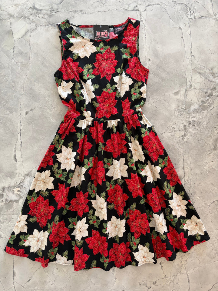 Poinsettia Vintage Dress