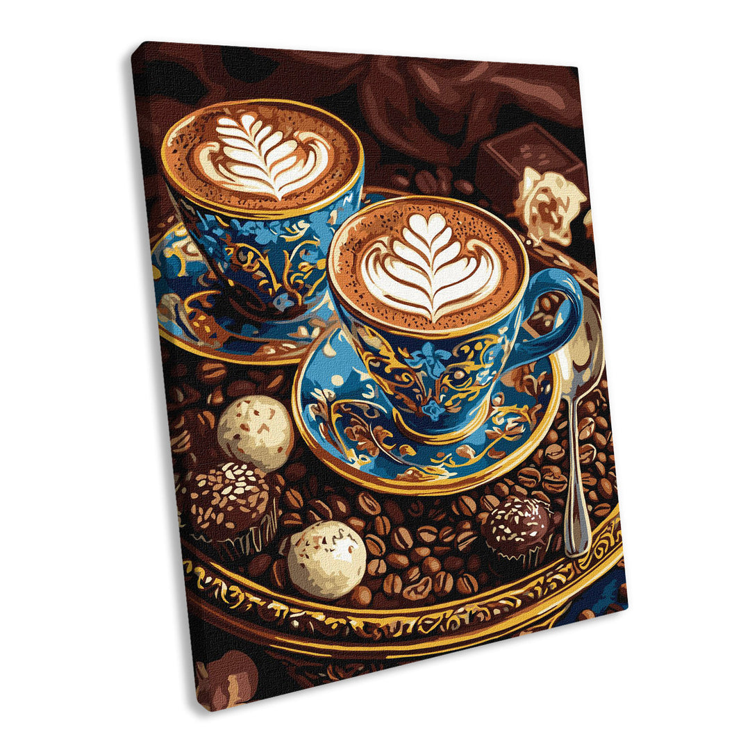 Painting by Numbers kit A cup of inspiration with extra metallic paints KHO5713