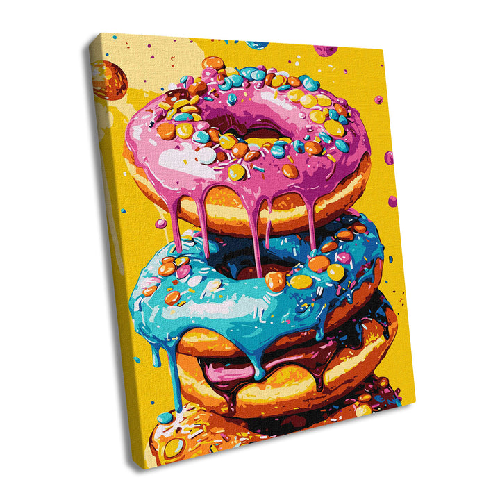 Painting by Numbers kit Delicious donuts KHO5720
