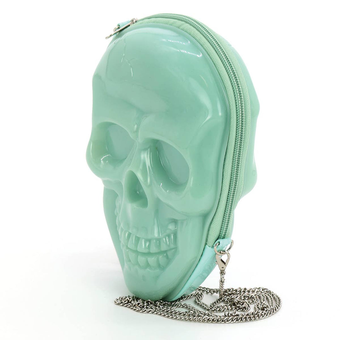 Glow in the Dark Skull Head Crossbody Bag