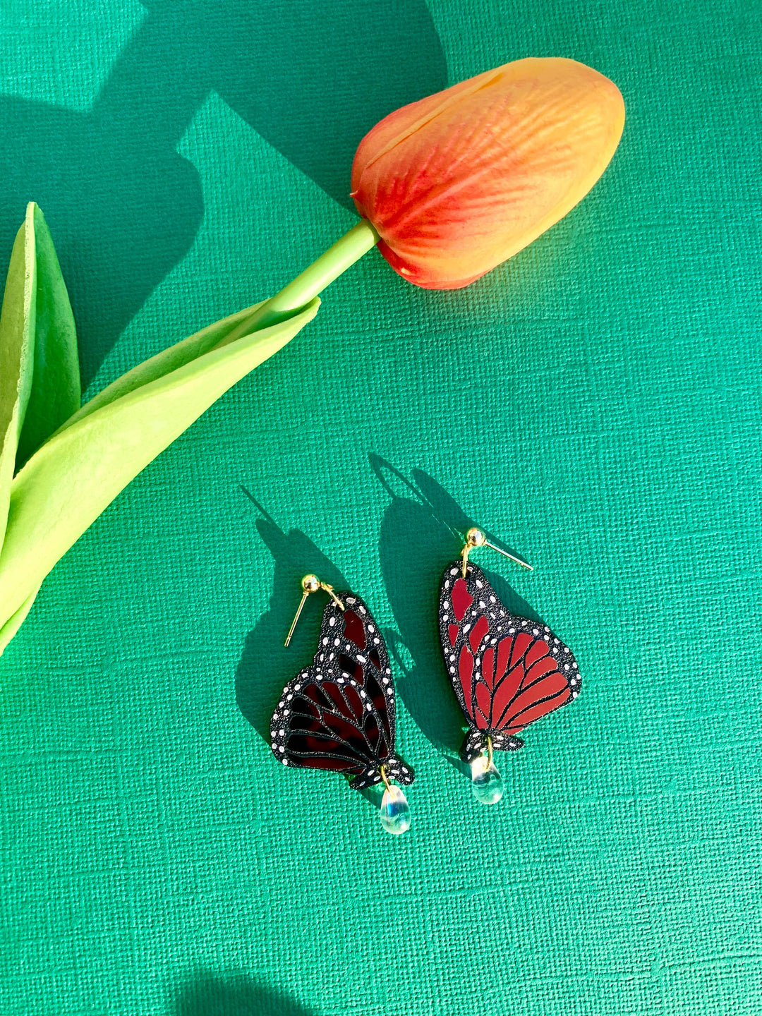 Garden Queen Acrylic Statement Earrings