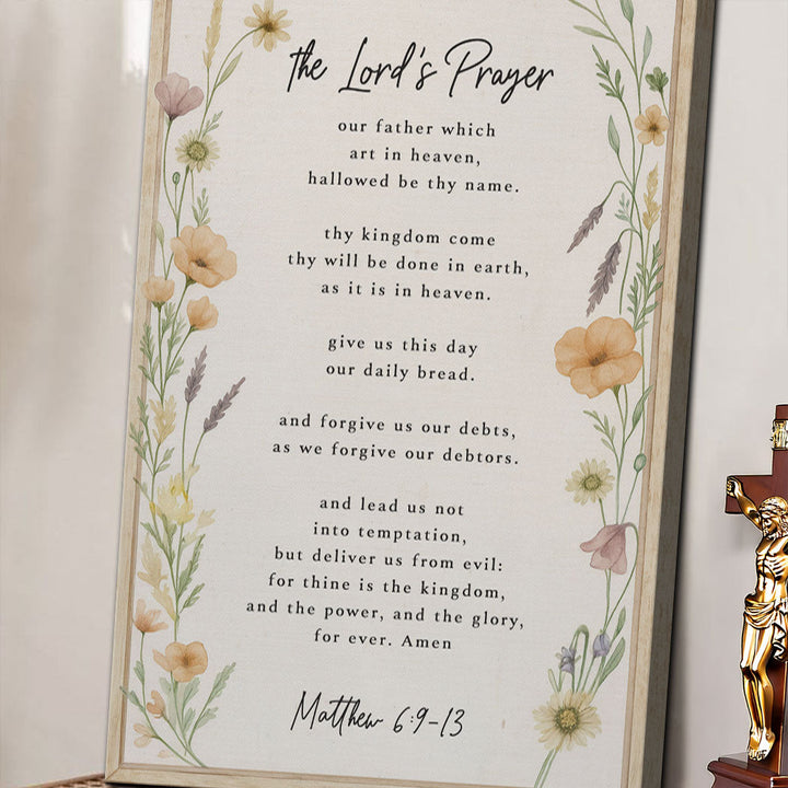 The Lord's Prayer Faith Sign III