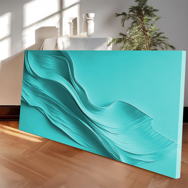 Turquoise Minimalist Wall Art