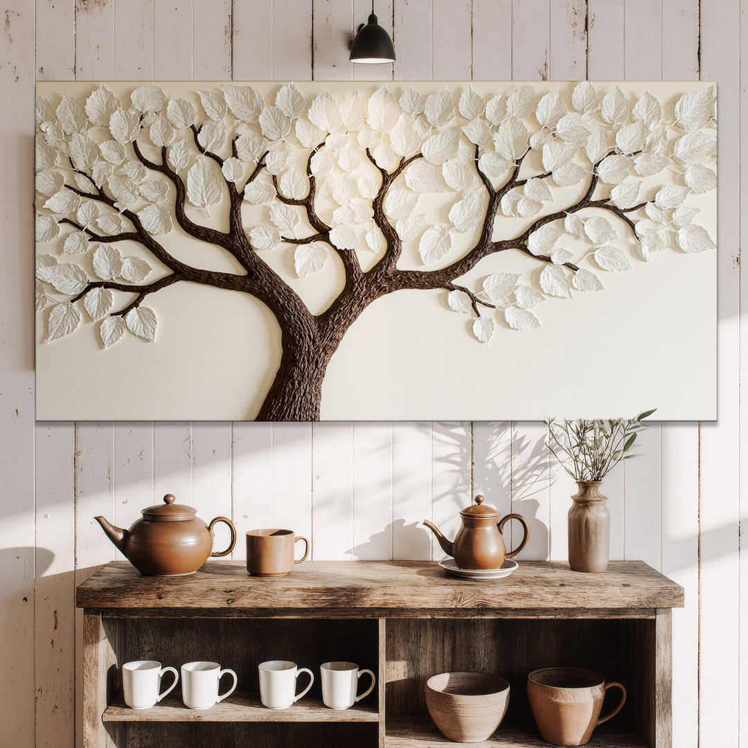 Ivory Canopy Tree Wall Art