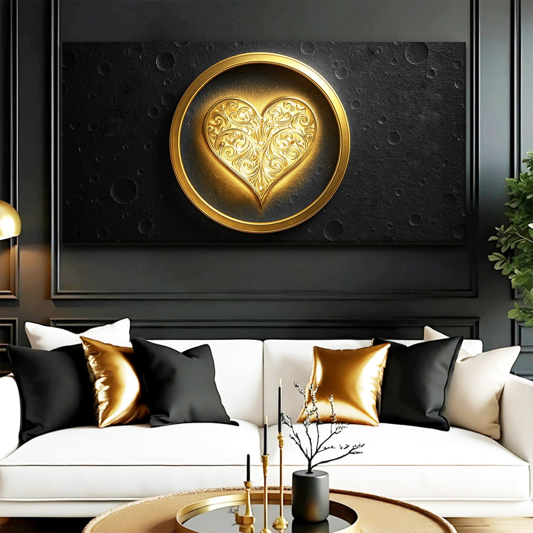 Heart Eclipse Wall Art