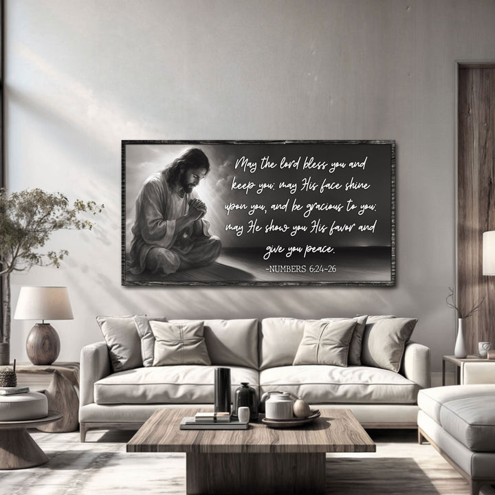 Numbers 6:24-26 - May The Lord Bless You Faith Sign II