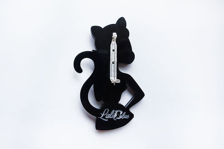 Cat Woman Brooch by Laliblue